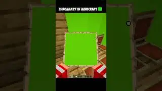 Chromakey in Minecraft 🟩 #shorts #minecraftshorts #minecraft #майнкрафт #лайфхаки