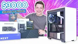 $3000 Gaming PC Build 2021! [ft. 3080Ti, NZXT H710 & Ryzen 9!]
