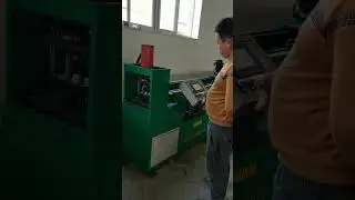 GST hydraulic hole punching and serrated flat bar punching machine