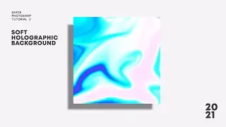 Quick Photoshop Tutorial: Soft Holographic Gradient effect