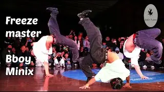Bboy Minix. Freeze masterclass as he wins the all-Japan seven to smoke