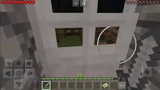 Playing Minecraft PE with Minecraft parody-supernatural mobs