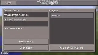 MCPE 0.15.0 REALMS SERVER.  JOIN NOW!