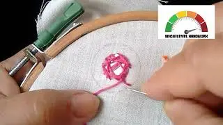 #HighlevelHandwork15 # BASIC APLIC WORK TUTORIAL FOR BEGINNERS/APPLIQUE WORK/PATCH WORK/HAND EMBROI