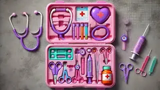 Doctor Kit Toy Box Open 🔥 Syringe, Stethoscope & More!