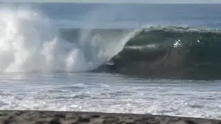 Surfing Barrels in Mexico