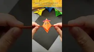 How To Make Moving Paper Crow  Origami  #origamipapercraftideas #artandcraft