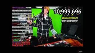 ￼Kreekcraft with a sword and hitting 11m subs