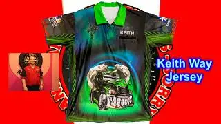 Keith Way 'The Iron Rock' Canadian Darts Jersey Review