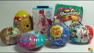 Микс сюрпризов: Свит бокс, Киндер новогодний, Робокар Поли, ам ням, Splashlings, Shopkins