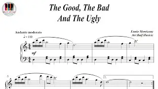 The Good, The Bad And The Ugly - Ennio Morricone, Piano Sheet Music, Piano Tutorial