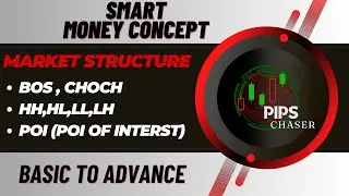 SMC Basic to ADVANCE 1st Class HH HL LL LH BOS CHOCH POI (POINT OF INTEREST).