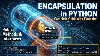 Encapsulation in Python | Complete Guide with Examples#Python #Programming #OOP