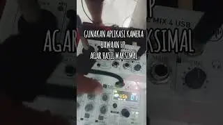 TUTORIAL REKAM AUDIO & VIDEO DI HP DENGAN MIXER #wavemix4usb HASIL JERNIH 😃