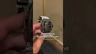 The Richard Mille RM 052 Tourbillon Skull is Terrifying!💀😱 #viralvideo #richardmille #money