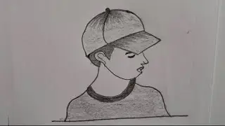 How To Draw A Boy. Pencil Sketch. #art #drawing #painting #sketch #easydrawing #artandcraft #boy 
