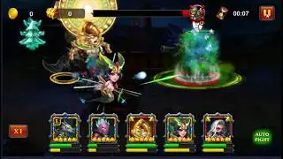 Heroes Charge - Outland Portal - Robot Fighter lvl12 3stars - vip 0