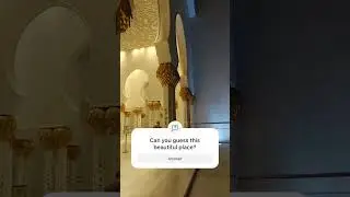 Modern Architecture #UAE#abudhabi #mosque #modernarchitecture #beautiful #travel #ytshorts #viral
