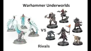 Warhammer Underworlds Rivals Lady Harrow's Mournflight vs Hexbane Hunters