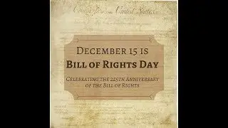The Bill of Rights becomes law December 15, 1791 This Day in History