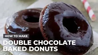 How to Make Double Chocolate Baked Donuts