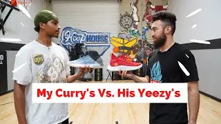 1v1 My New Curry's Vs. His Yeezy's! Curry 8 Review! | Ryan Razooky