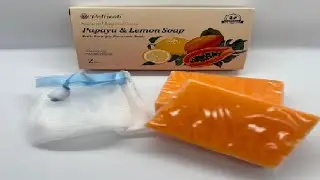 PALFICAB Natural Soap with Papaya & Lemon, Exfoliating Bar Soap for Men & Women Review