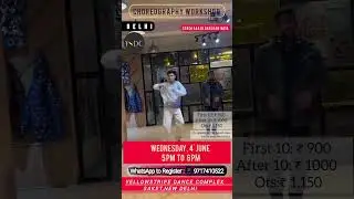 DANCE WORKSHOP #choreographyworkshop #delhiworkshop #danceworkshop #bollywoodsong #ytshorts