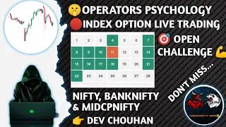 NIFTY & BANKNIFTY LIVE STREAM || 4 NOVEMBER 2024 || OPEN CHALLENGE || OPERATORS PSYCHOLOGY