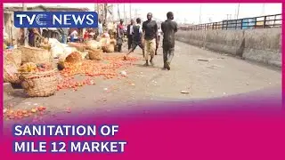 [Watch] Residents Engage In Sanitation Of Mile 12 Market