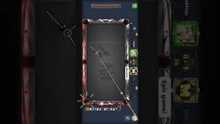 8 ball pool epic shot in crimson moon graveyard new table #8ballpool #shorts