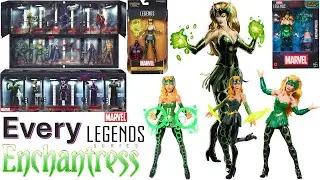 Сравнительный список всех фигурок Marvel Legends Enchantress SDCC Dormammu Executioner BAF