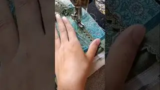 Corner lace applying method #stitching #stitchingmethod #sewing #stitchingguide #diy #viralvideo