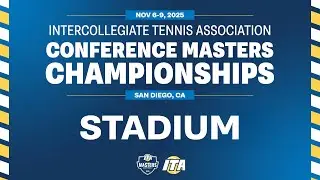 Stadium Livestream | Friday [Singles QF, Doubles R16/QF] | ITA Conference Masters Championships