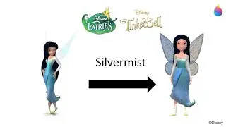 Paint 3D Tutorial: Silvermist ~ Tinker Bell (2008)