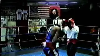 Eric Kelly sparring Juan Laporte
