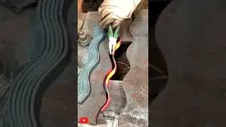 Bending hot metal
