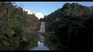 Hunua Falls, Auckland, New Zealand, Drone shot in 4K!