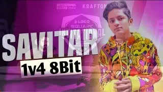 Savitar 1v4 against Team 8bit ||Loco Square Invitational Tournament ||BATTLEGROUND MOBILE INDIA