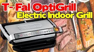 T fal OptiGrill XL Stainless Steel Large Indoor Electric Grill