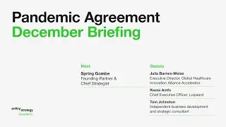 Policy Strategy Academy: PABS December Briefing