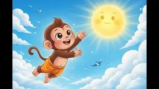 Little Hanuman and the Golden Fruit | Little Hanuman Flies to the Sun 🌞 | Hindu Story for Children