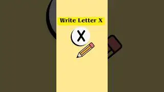 how to write capital letter X | write letter X | handwriting | alphabet writing for kids | #shorts