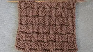 สอนถักนิตติ้งลาย Basket Weave | How to Knit Basket Weave | Natthitah Handmade