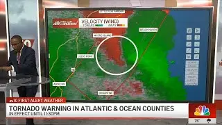 Tornado / Flash Flood Coverage | NBC10 | July 9, 2025
