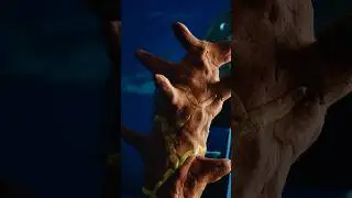 &lsquo;The Old Man and The Robot&rsquo; short stop motion animated film scene #Shorts