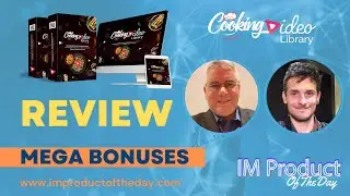(Unrestricted PLR) Cooking Video Library Review + Award-Winning Bonuses To Make It Work FASTER!
