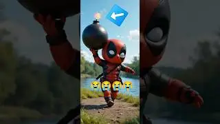 Deadpool & Pig's Wild River Adventure | Funny 3D Cartoon Animation Short #trending #funny