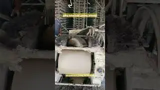 Giling Bahan Baku Genteng #gentengkeramik #gentengjatiwangi #gentengrumah #viral #short