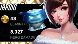 JARDIO BEST MEI!? 43 ELIMS! [ OVERWATCH SEASON 20 TOP 500 ]